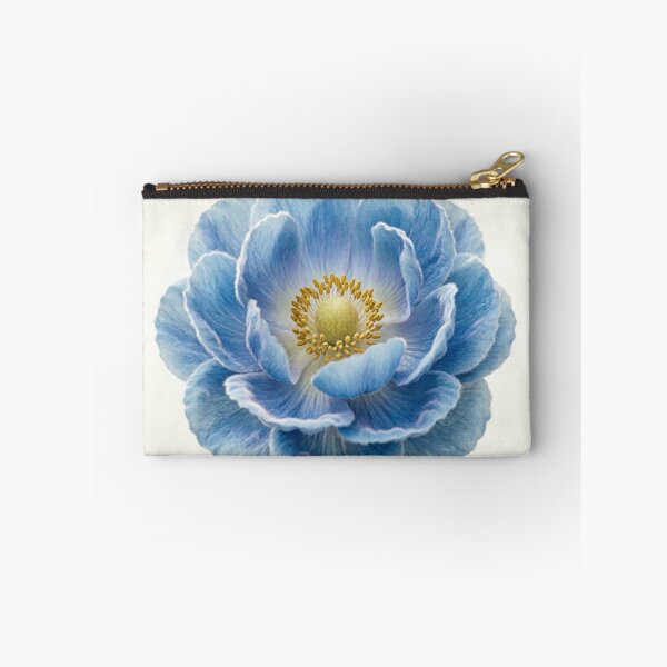 Item preview, Single Baby Blue Peony Macro designed and sold by IntelliMindDesigns.