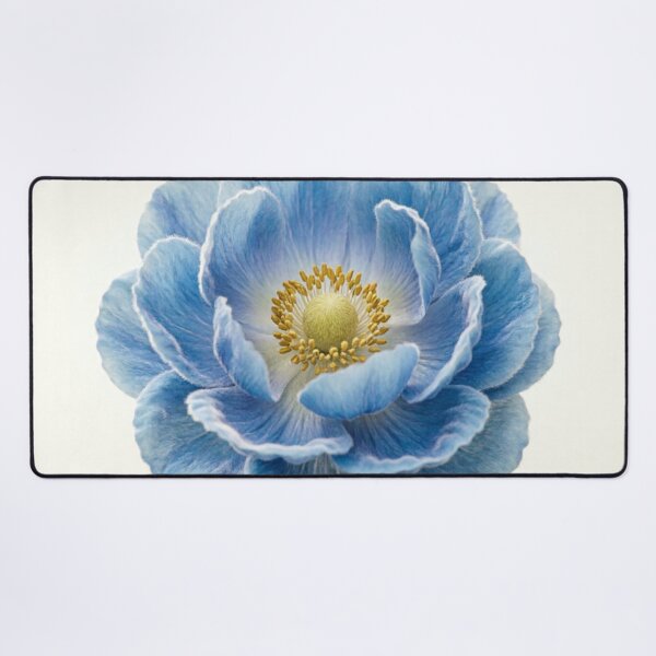 Item preview, Single Baby Blue Peony Macro designed and sold by IntelliMindDesigns.