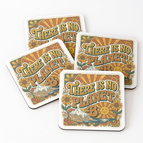 Item preview, Retro "No Planet B" Typography designed and sold by BestCoolStuff.