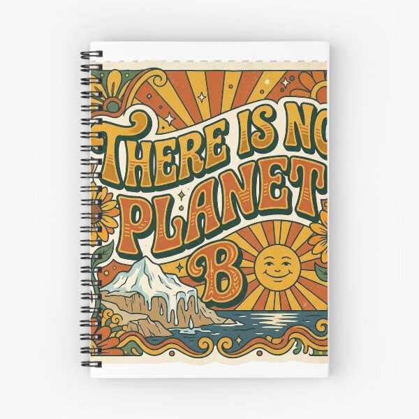 Item preview, Retro "No Planet B" Typography designed and sold by BestCoolStuff.