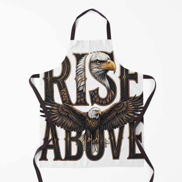 Item preview, Rise Above – Majestic Eagle Typography designed and sold by abdlhakim taoufik.