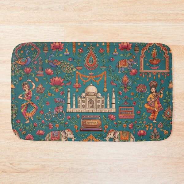 Item preview, B Incredible India Culture Festival Doodle Illustration Art designed and sold by ART ATTACK ZONE.