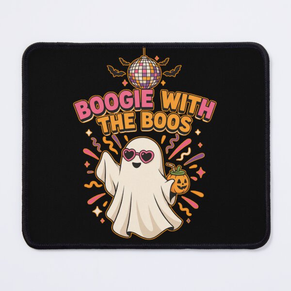 Item preview, Boogie With The Boos Retro Disco Halloween Ghost designed and sold by Nzgiftsandmore.