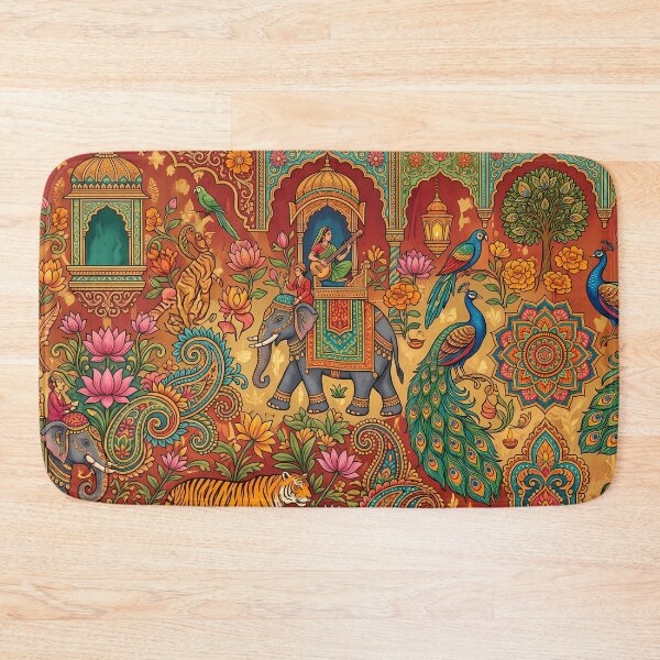 Item preview, F Incredible India Culture Festival Doodle Illustration Art designed and sold by ART ATTACK ZONE.