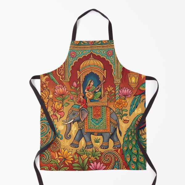 Item preview, F Incredible India Culture Festival Doodle Illustration Art designed and sold by ART ATTACK ZONE.