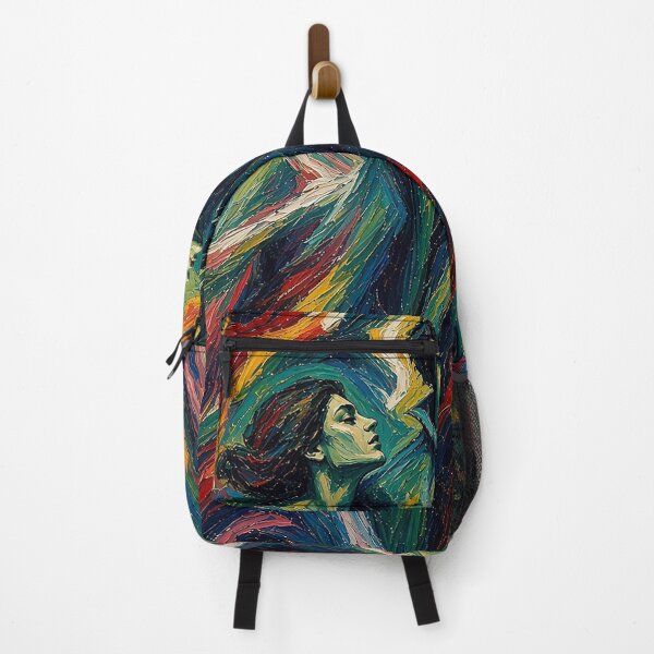 Item preview, Dramatic Expressionist Trio – Powerful Man and Two Women in Vibrant Swirling Colors designed and sold by MFMart.