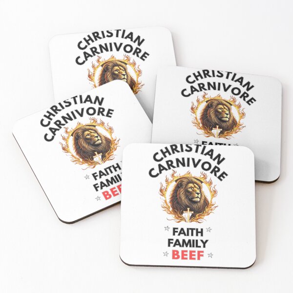 Item preview, CHRISTIAN CARNIVORE - FAITH, FAMILY, BEEF designed and sold by CarnivoreGifts.