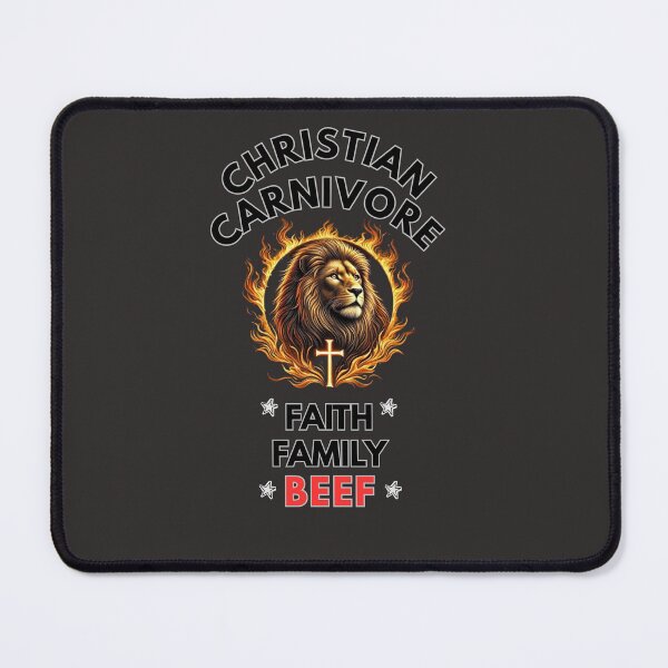 Item preview, CHRISTIAN CARNIVORE - FAITH, FAMILY, BEEF designed and sold by CarnivoreGifts.