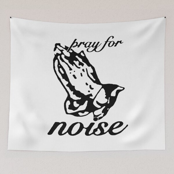 Item preview, Pray for Noise designed and sold by BANDOFSCRIBBLE Hollywood.