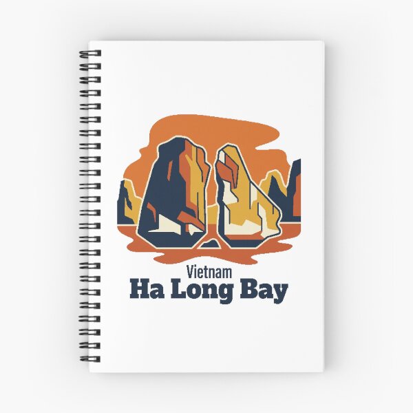 Item preview, Ha Long Bay Limestone Islands Bold Retro Graphic Art designed and sold by Inkworksbyshery.