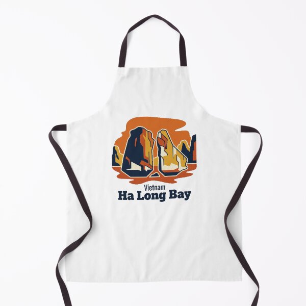 Item preview, Ha Long Bay Limestone Islands Bold Retro Graphic Art designed and sold by Inkworksbyshery.