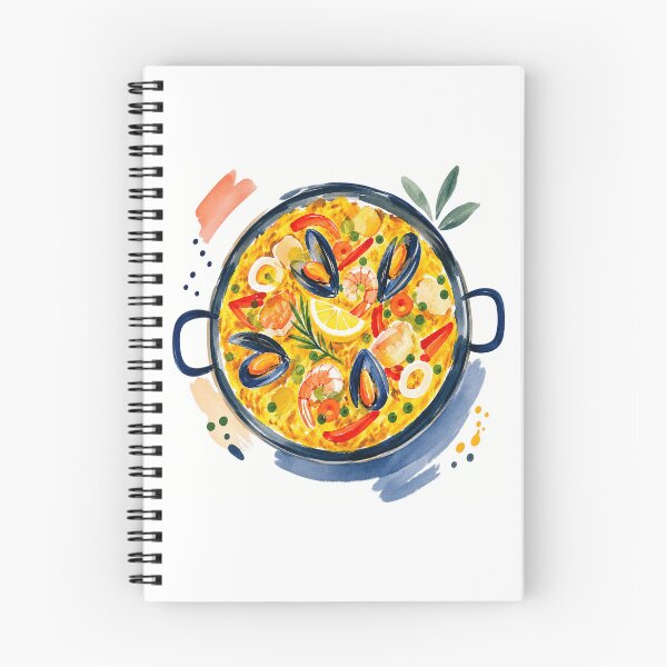 Item preview, Paella Watercolor Abstract Illustration designed and sold by KawaiiDesigns26.