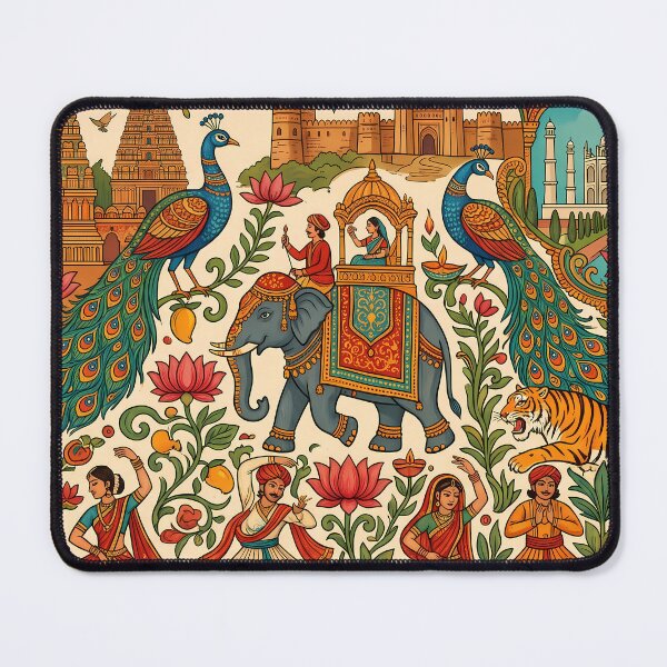 Item preview, Diversity Incredible India Culture Festival Doodle Illustration Art designed and sold by ART ATTACK ZONE.