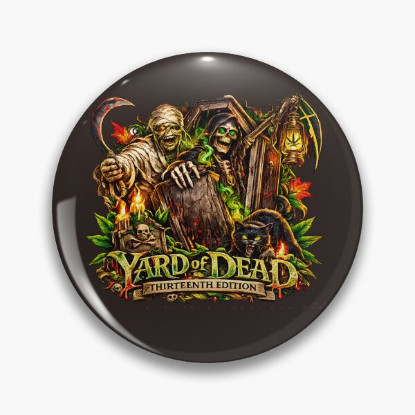 Item preview, Yard of the Dead Thirteenth Edition - Halloween Monster Art designed and sold by digitalbob60.