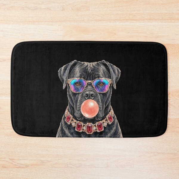 Item preview, Cane Corso Bubble Gum Dog in Rainbow Sunglasses designed and sold by sportfantees.