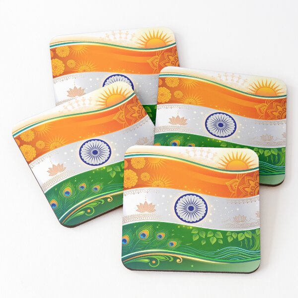 Item preview, Flag Incredible India Culture Festival Doodle Illustration Art designed and sold by ART ATTACK ZONE.