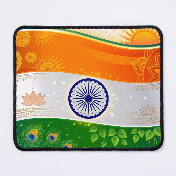 Item preview, Flag Incredible India Culture Festival Doodle Illustration Art designed and sold by ART ATTACK ZONE.