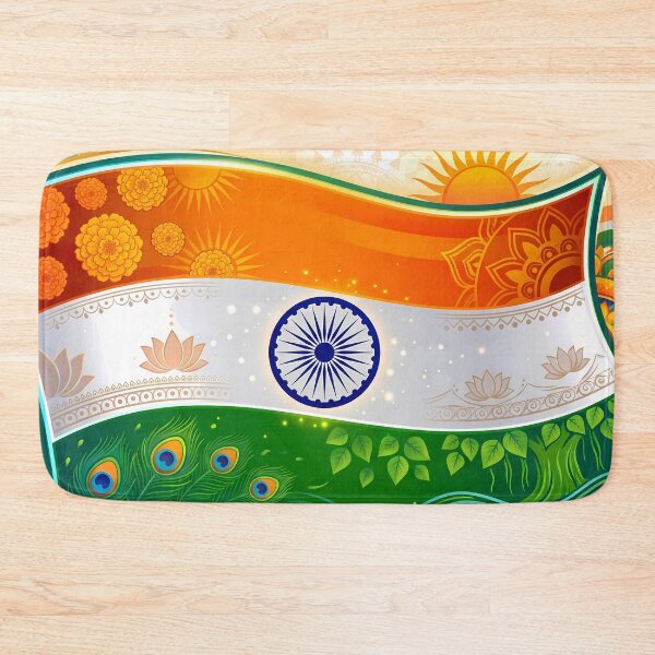 Item preview, Flag Incredible India Culture Festival Doodle Illustration Art designed and sold by ART ATTACK ZONE.