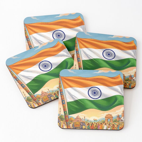 Item preview, Yoga Incredible India Culture Festival Doodle Illustration Art designed and sold by ART ATTACK ZONE.