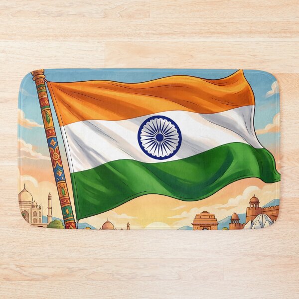 Item preview, Yoga Incredible India Culture Festival Doodle Illustration Art designed and sold by ART ATTACK ZONE.