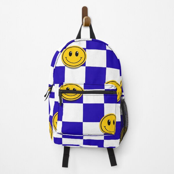 Item preview, Checkered Smiley Faces Lifted Royal Blue designed and sold by MariahDaGoatedPrincess.