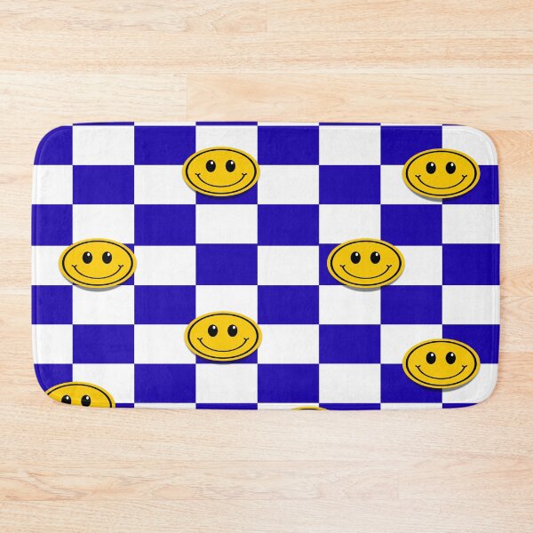 Item preview, Checkered Smiley Faces Lifted Royal Blue  designed and sold by MariahDaGoatedPrincess.