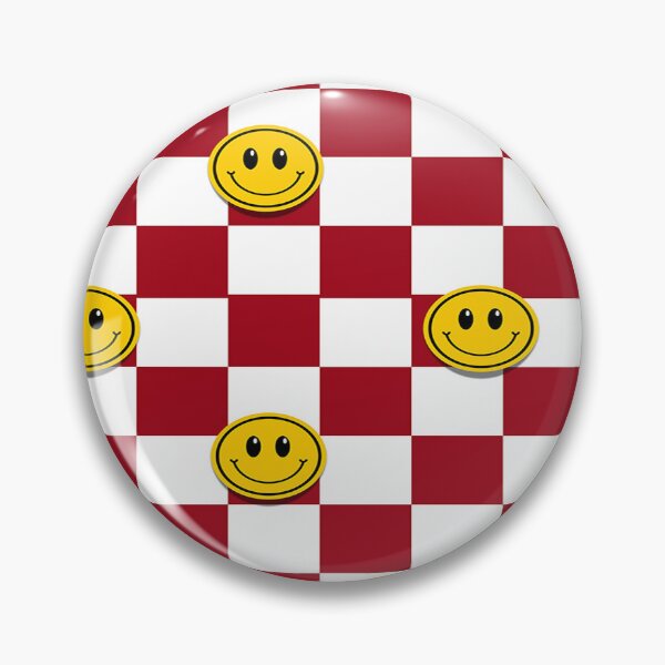 Item preview, Checkered Smiley Faces Lifted Red designed and sold by MariahDaGoatedPrincess.