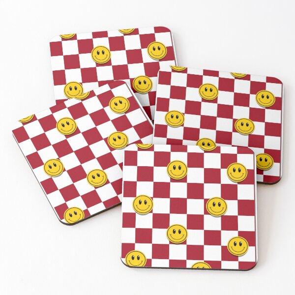 Item preview, Checkered Smiley Faces Lifted Red designed and sold by MariahDaGoatedPrincess.