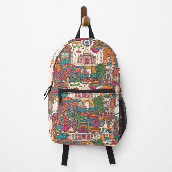Item preview, Family Incredible India Culture Festival Doodle Illustration Art designed and sold by ART ATTACK ZONE.