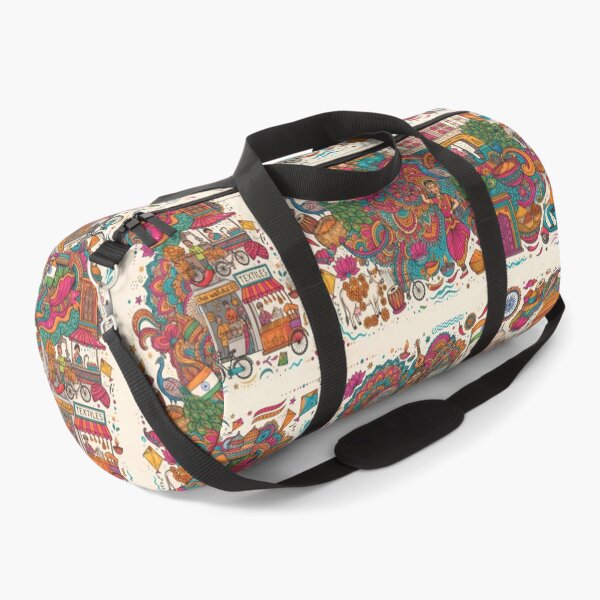 Item preview, Family Incredible India Culture Festival Doodle Illustration Art designed and sold by ART ATTACK ZONE.