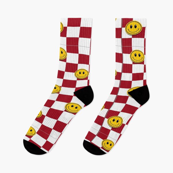 Item preview, Checkered Smiley Faces Lifted Red designed and sold by MariahDaGoatedPrincess.