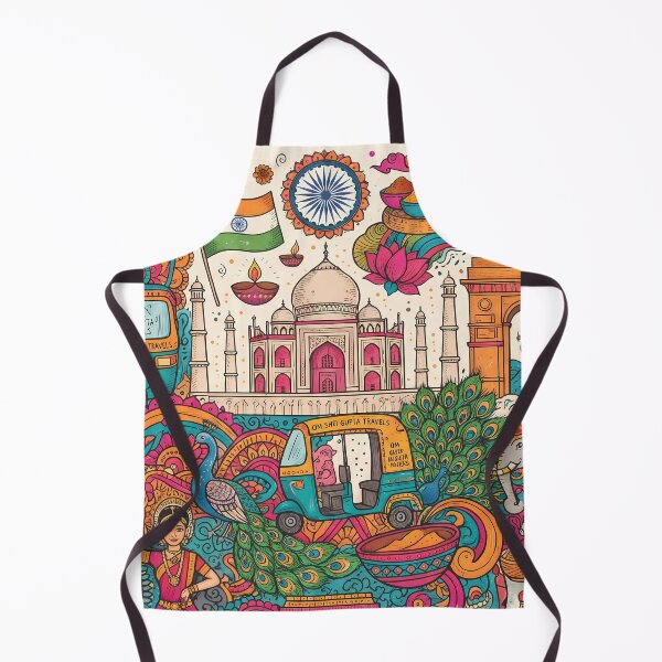 Item preview, Family Incredible India Culture Festival Doodle Illustration Art designed and sold by ART ATTACK ZONE.