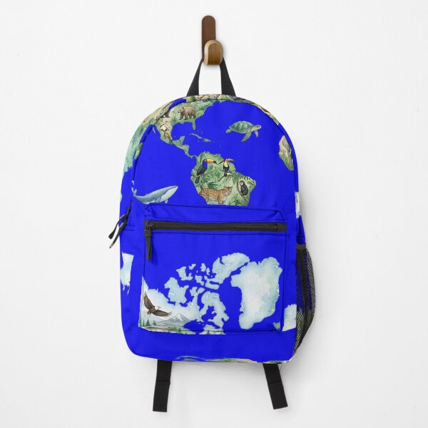 Item preview, Watercolor Animals & World Map designed and sold by BestCoolStuff.