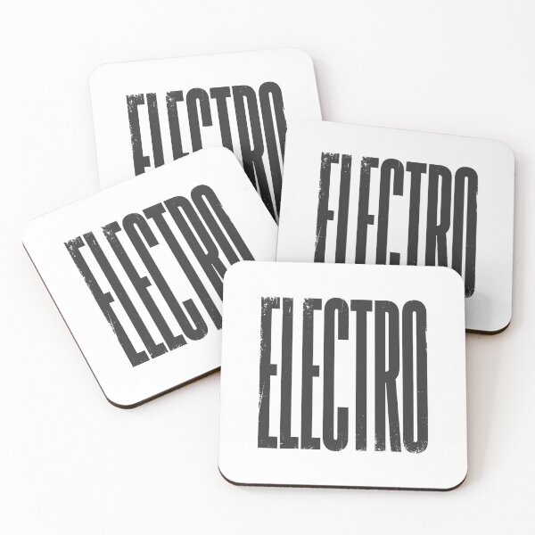 Item preview, ELECTRO in Black Grungy Letters designed and sold by StudioDestruct.