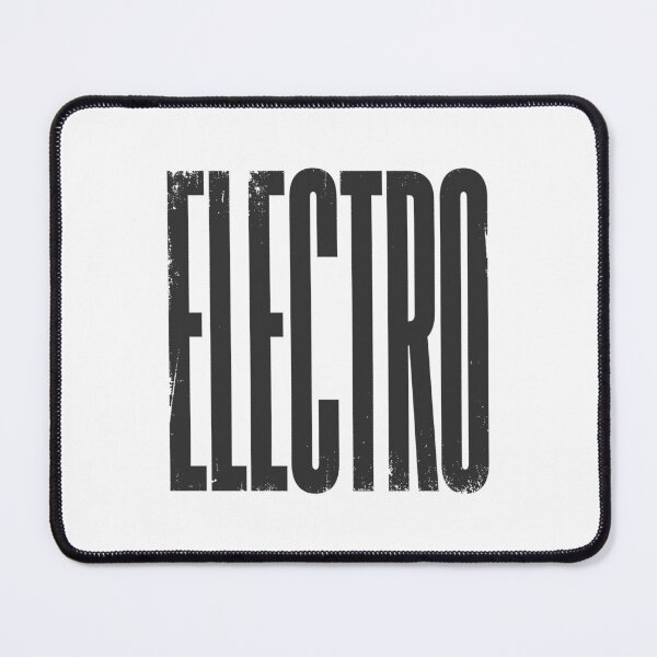Artikelvorschau, ELECTRO in schwarzen, schmuddeligen Buchstaben entworfen und verkauft von StudioDestruct.