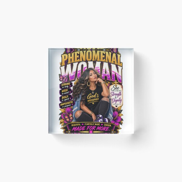 Item preview, Phenomenal Latina Woman Strength and Dignity designed and sold by ButterflyHolly Resource.