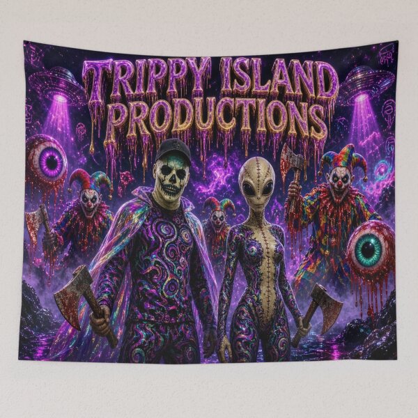 Item preview, Tripp Sees You – Psychedelic Hatchet Clown Eyes designed and sold by ExtraTrippy.
