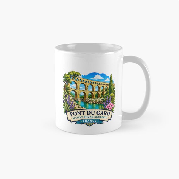 Item preview, Pont du Gard, France - Ancient Roman Aqueduct designed and sold by Myra365Art.