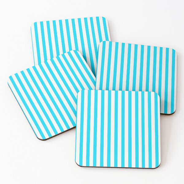 Item preview, Bright Aqua Stripes designed and sold by VolcanoMist.