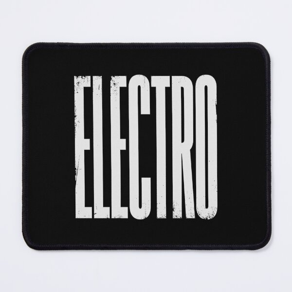 Artikelvorschau, ELECTRO in weißen, schmuddeligen Buchstaben entworfen und verkauft von StudioDestruct.