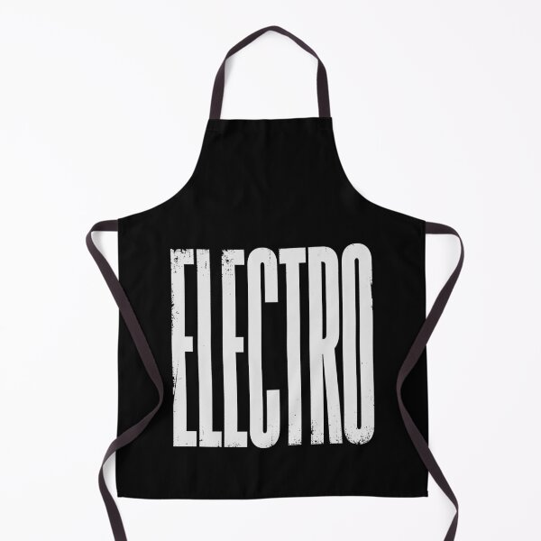 Aperçu de l'œuvre ELECTRO en lettres blanches grunge créée et vendue par StudioDestruct.