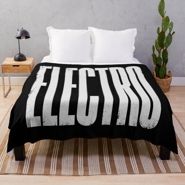 Item preview, ELECTRO in White Grungy Letters designed and sold by StudioDestruct.