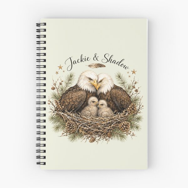Item preview, Jackie & Shadow Bald Eagles designed and sold by Jikkermanccini.
