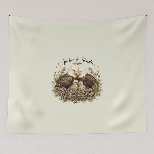 Item preview, Jackie & Shadow Bald Eagles designed and sold by Jikkermanccini.