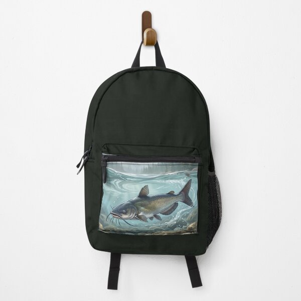 Item preview, Channel Catfish – Freshwater Legends Fishing Illustration designed and sold by Northbound Trail.