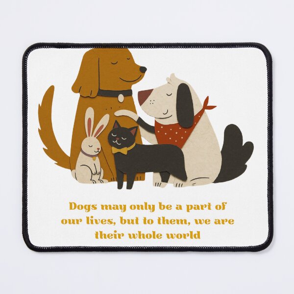 Item preview, Dogs May Be Part of Our Lives, But We Are Their Whole World – Heartwarming Dog Lover T-Shirt ?❤️ designed and sold by BoldMarks.