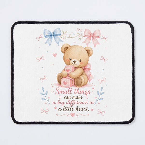 Item preview, Cute Pastel Teddy Bear with Gifts & Bows designed and sold by itxelaraStudio.
