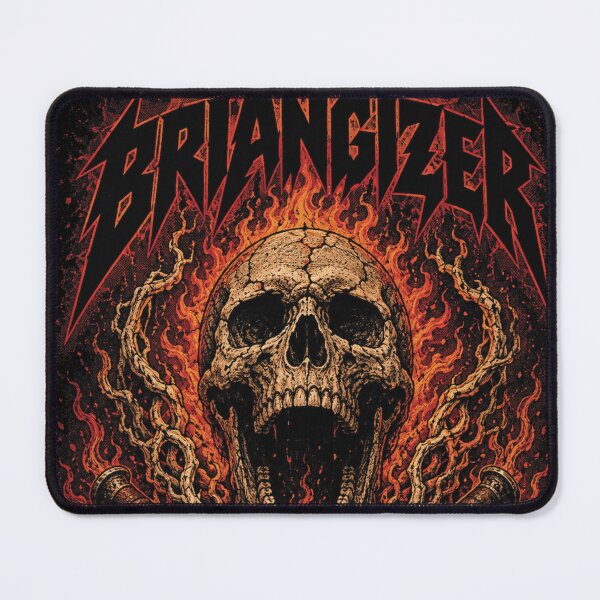 Item preview, BRIANGIZER Flaming Skull Rooted with Crossed Daggers designed and sold by Briangizer.
