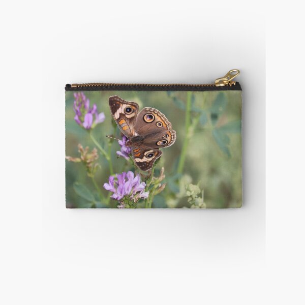 Item preview, Gray Buckeye or Junonia grisea on some flowers designed and sold by WolfRaven Creations.