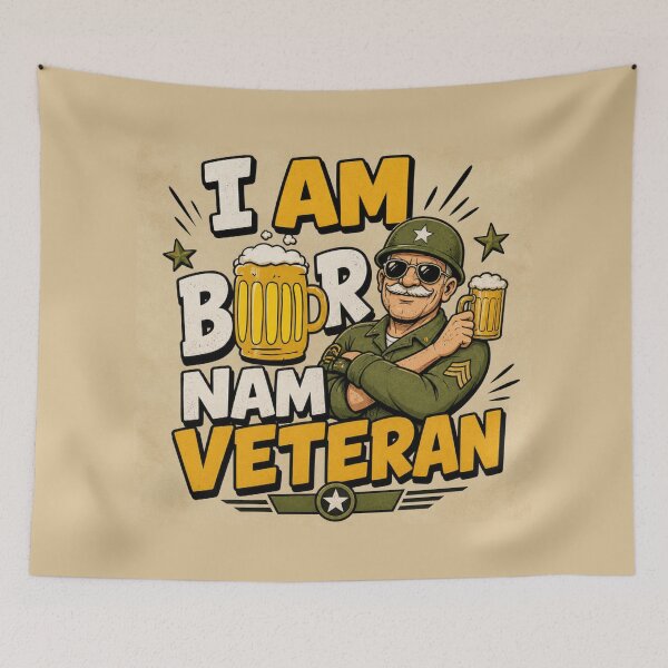 Item preview, I'm Beer nam Veteran, T-shirt for brewers designed and sold by LaModaLoKa01.